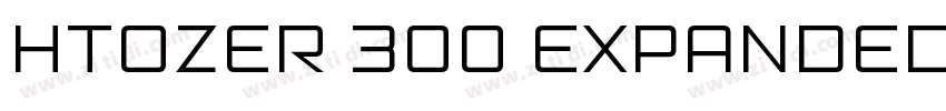 htozer 300 Expanded字体转换